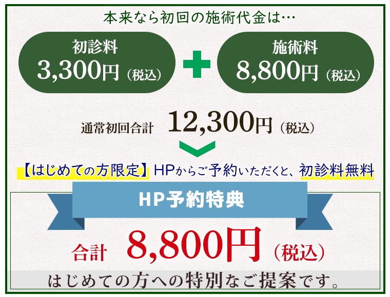 初回のみ8,800円